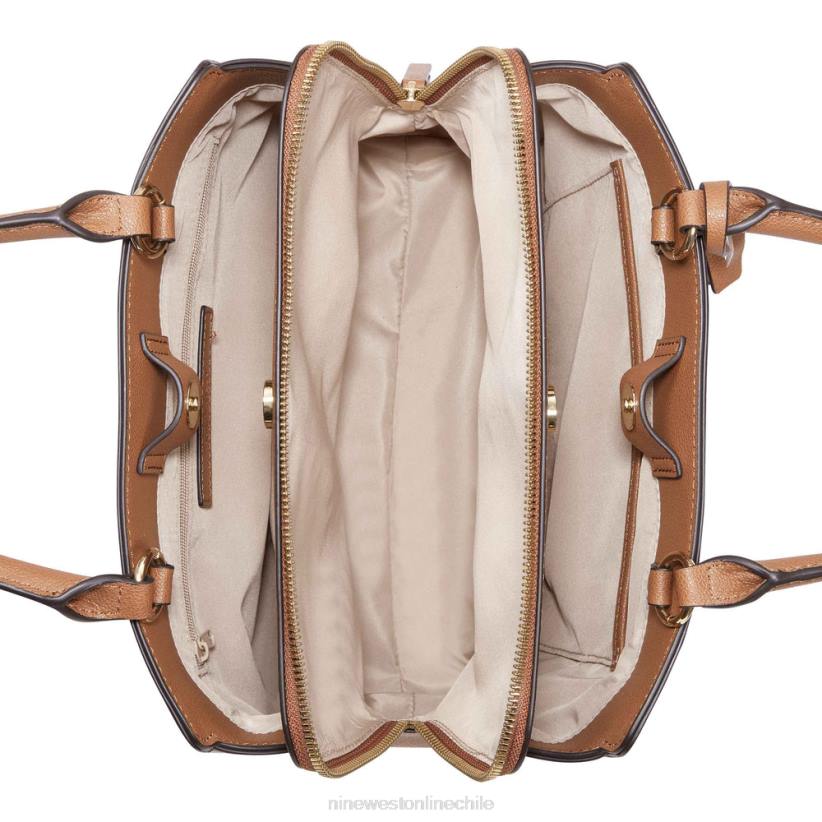 Nine West bolso endora 2Z2T2818 logotipo marrón/bronceado Nine West chile outlet