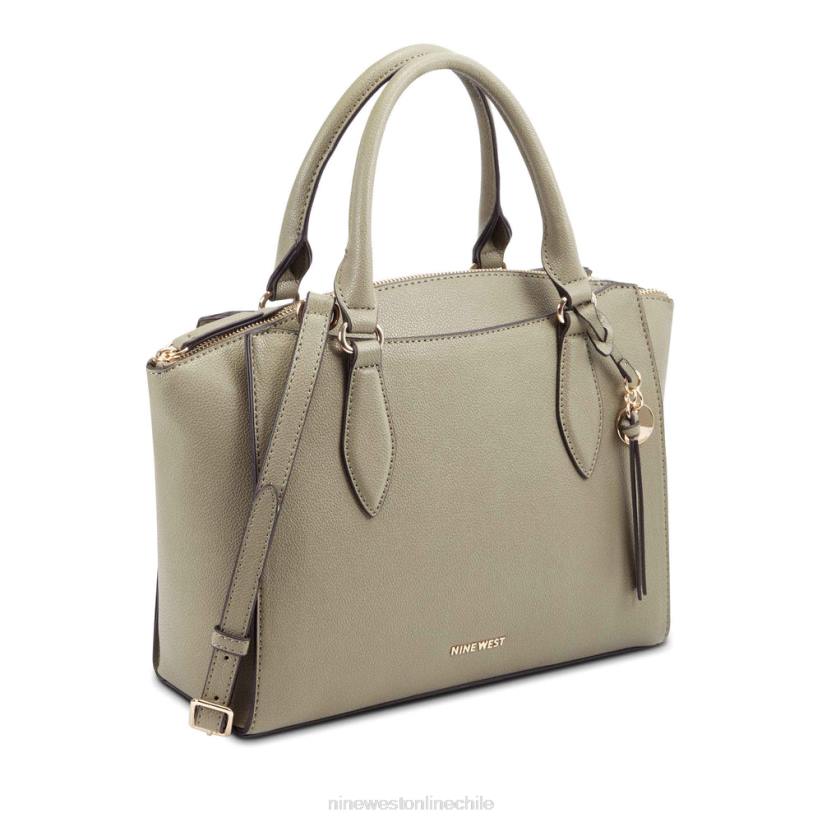 Nine West bolso satchel jet set con estampado de cachemira 2Z2T2804 ejército descolorido Nine West zapatillas chile
