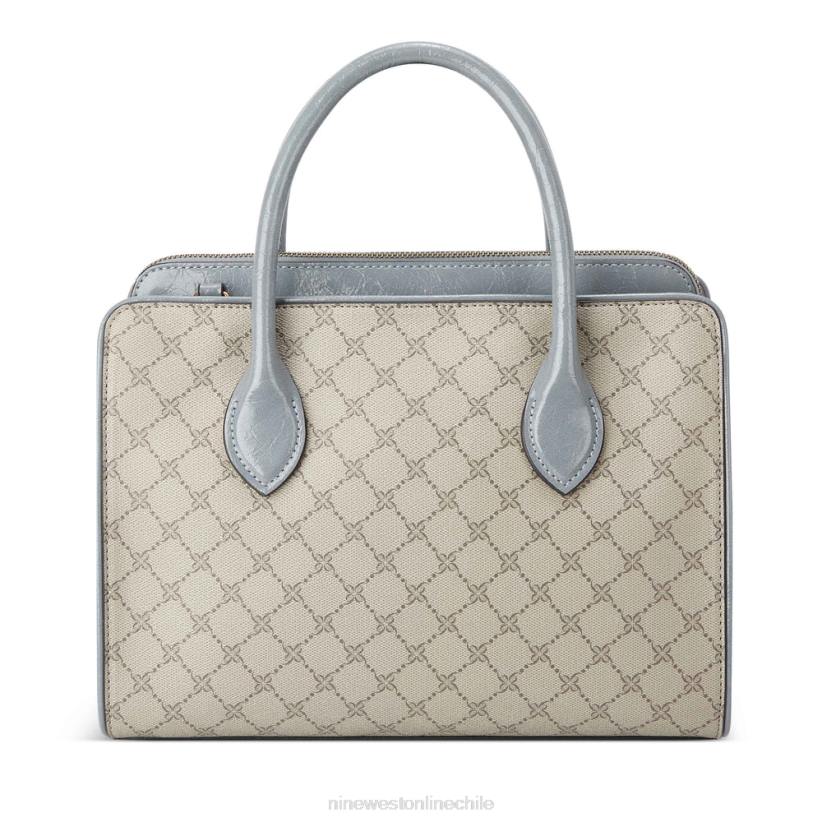Nine West cartera susan jet set 2Z2T2763 logotipo beige/pizarra Nine West chile carteras