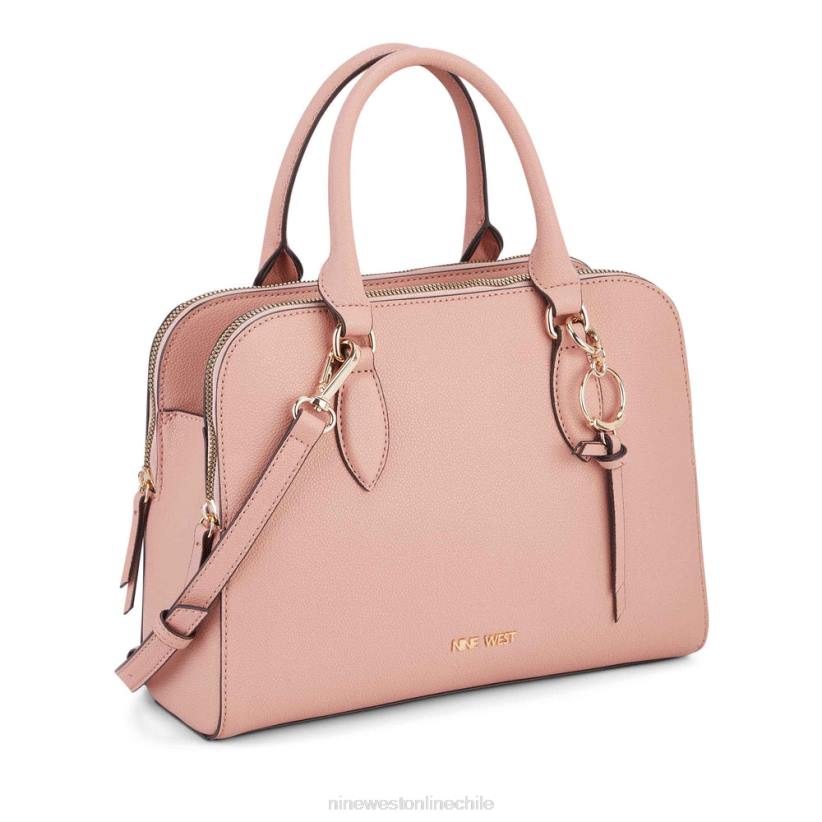 Nine West cyra una cartera de lista 2Z2T2765 rosa tierra Nine West cartera negra