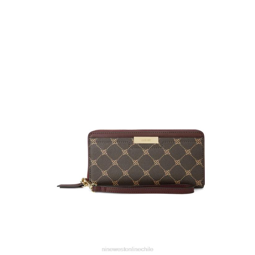 Nine West billetera lawson con cremallera y bolsillo 2Z2T2843Nine West cartera negra