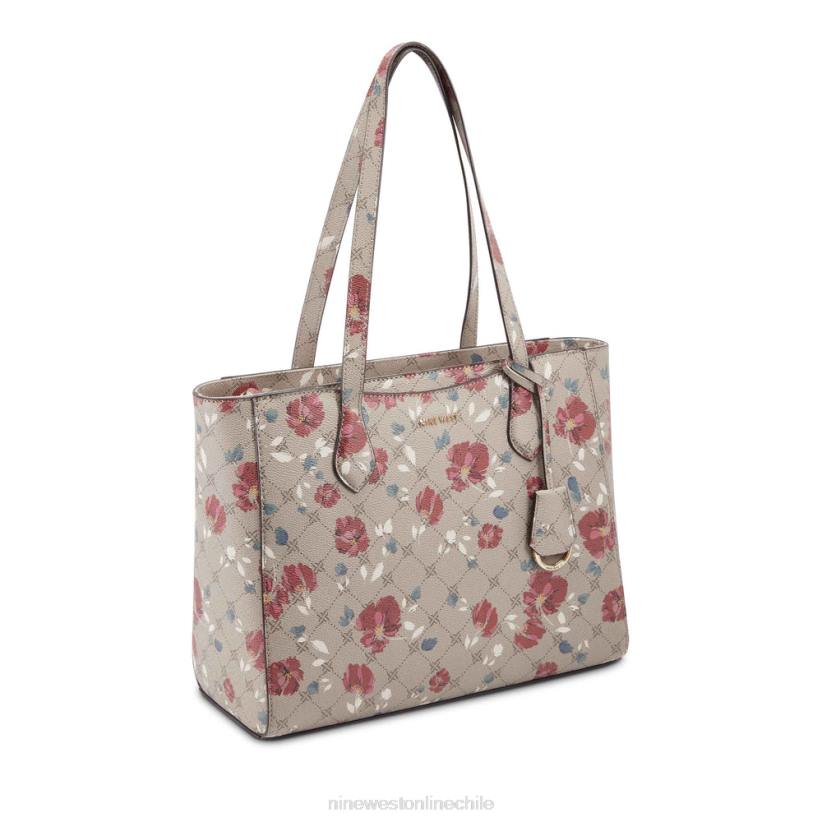 Nine West bolso shayden 2Z2T2699 floral avellana Nine West cartera negra