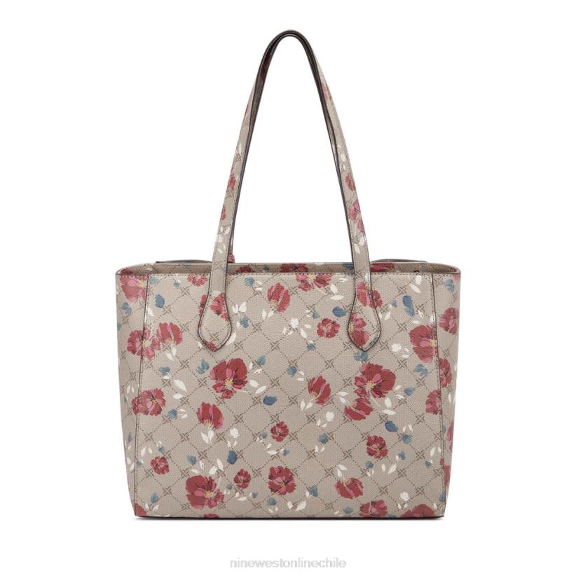 Nine West bolso shayden 2Z2T2699 floral avellana Nine West cartera negra
