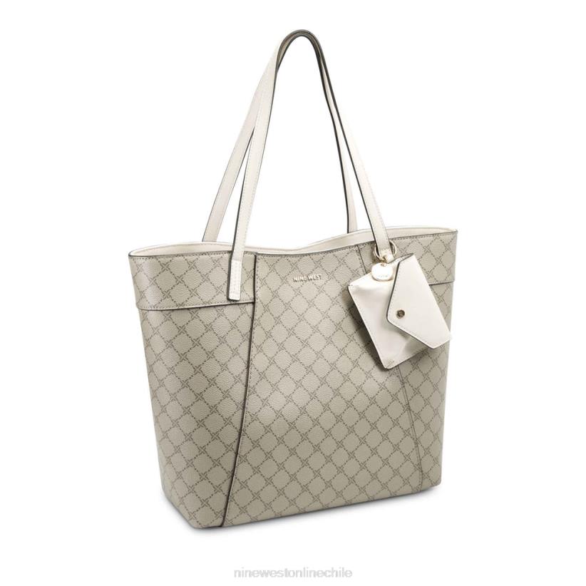 Nine West bolso shopper jet set sunnyside 2Z2T2098 logotipo beige/leche Nine West cartera negra