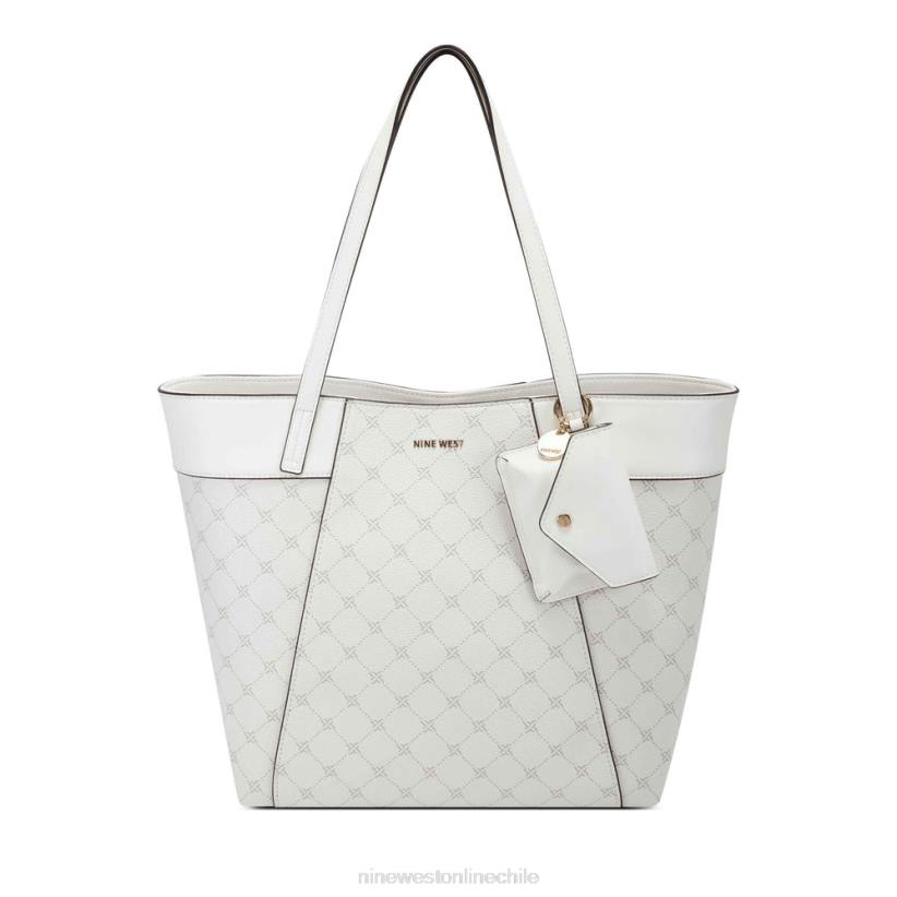 Nine West bolso shopper jet set sunnyside 2Z2T2712 logotipo blanco óptico Nine West shoes