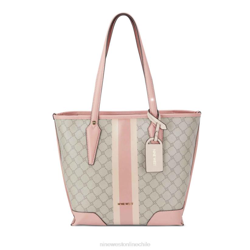 Nine West bolso tote esmeril pequeño 2Z2T2708 logotipo beige/rosa Nine West zapatillas chile