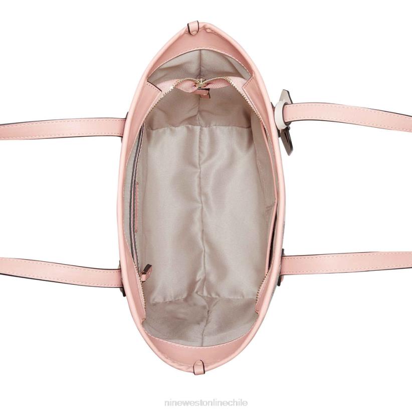 Nine West bolso tote esmeril pequeño 2Z2T2708 logotipo beige/rosa Nine West zapatillas chile