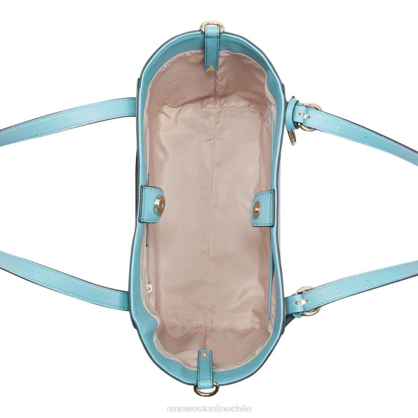 Nine West bolso tote kylee mediano 2Z2T2703 logotipo de avellana/verdín Nine West chile carteras