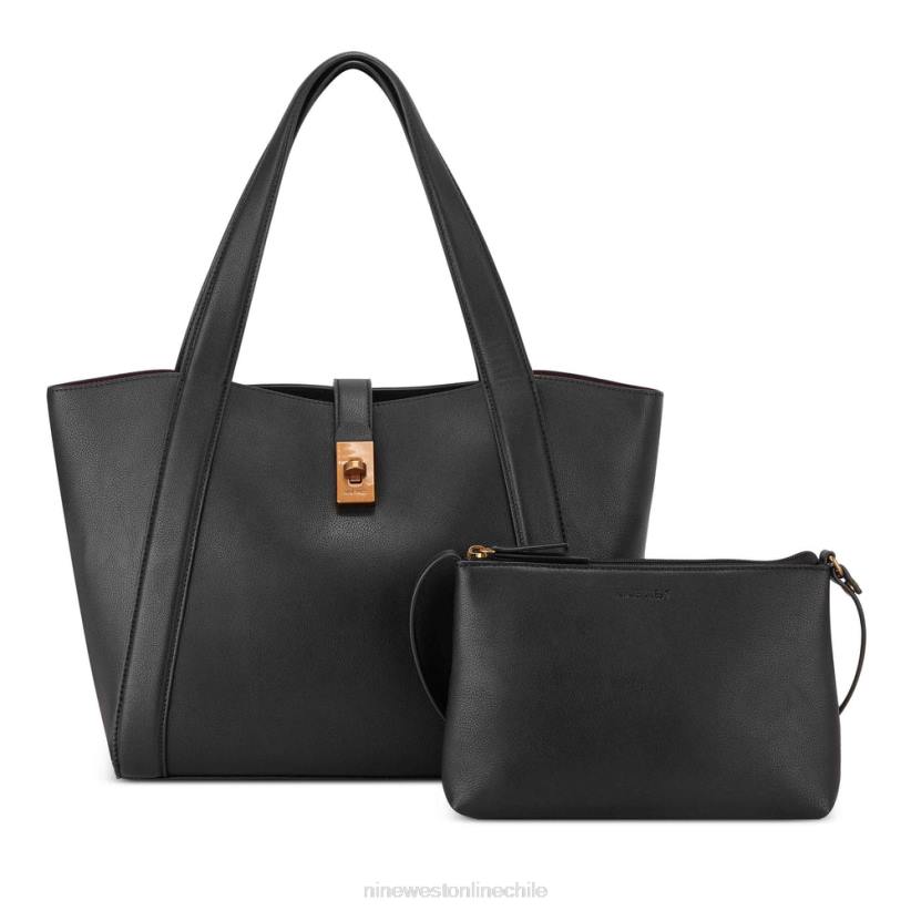 Nine West más bolso tote 2 en 1 2Z2T2122 negro Nine West cartera negra
