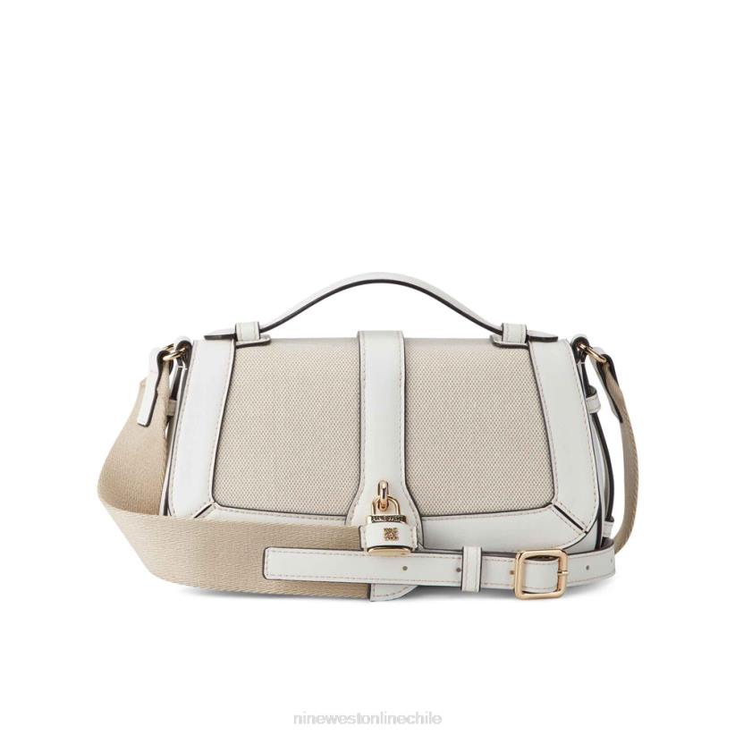 Nine West bandolera con solapa shirin 2Z2T2540 lienzo blanco óptico Nine West chile carteras