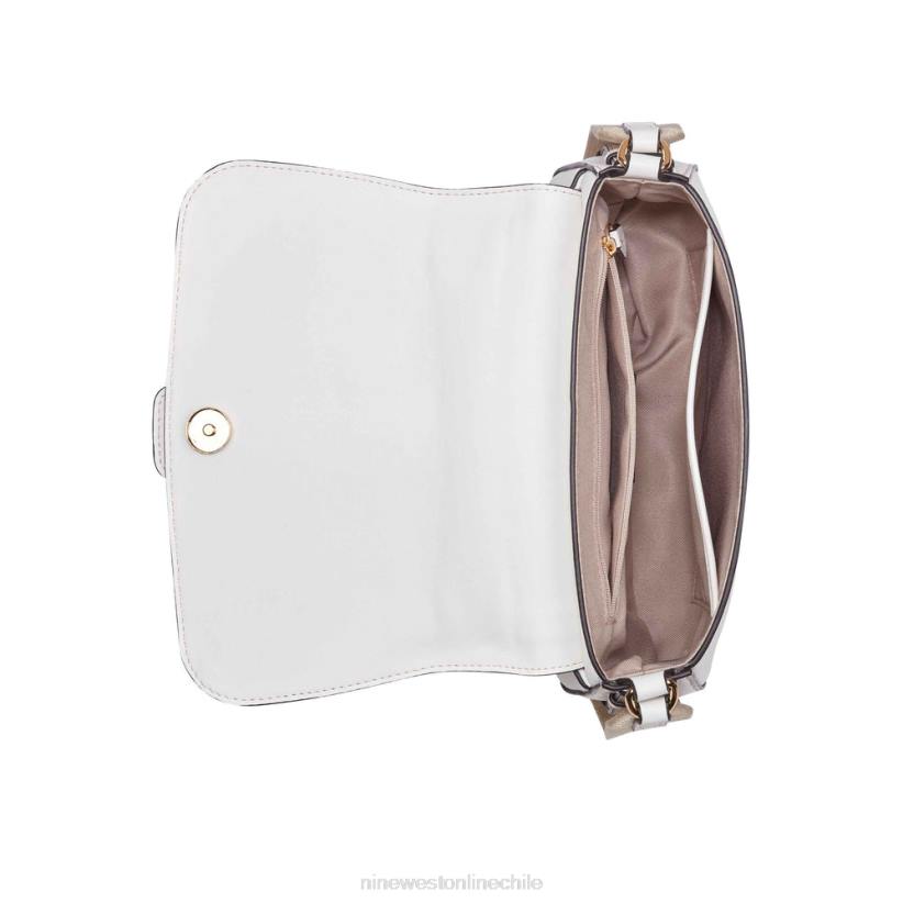 Nine West bandolera con solapa shirin 2Z2T2540 lienzo blanco óptico Nine West chile carteras