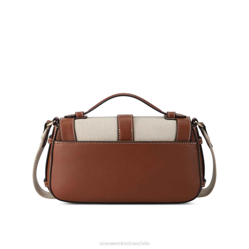 Nine West bandolera con solapa shirin 2Z2T2541 lona color canela Nine West chile outlet