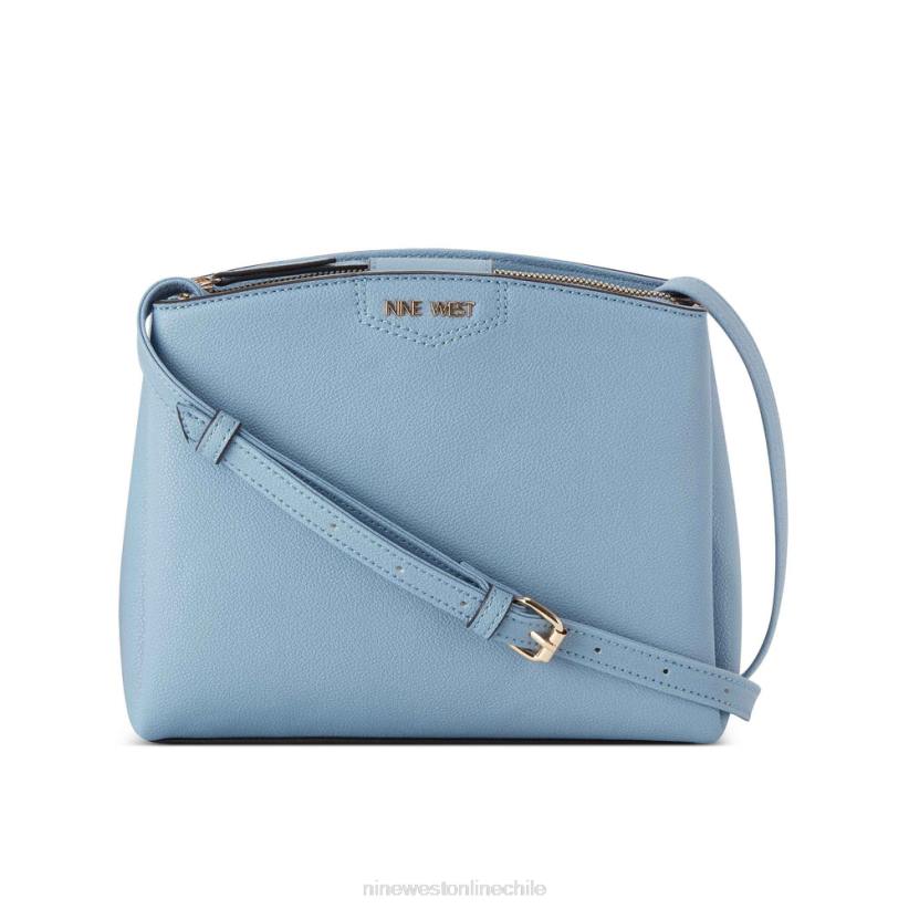 Nine West bandolera jorie mini jet set 2Z2T2492 mezclilla pálida Nine West chile carteras