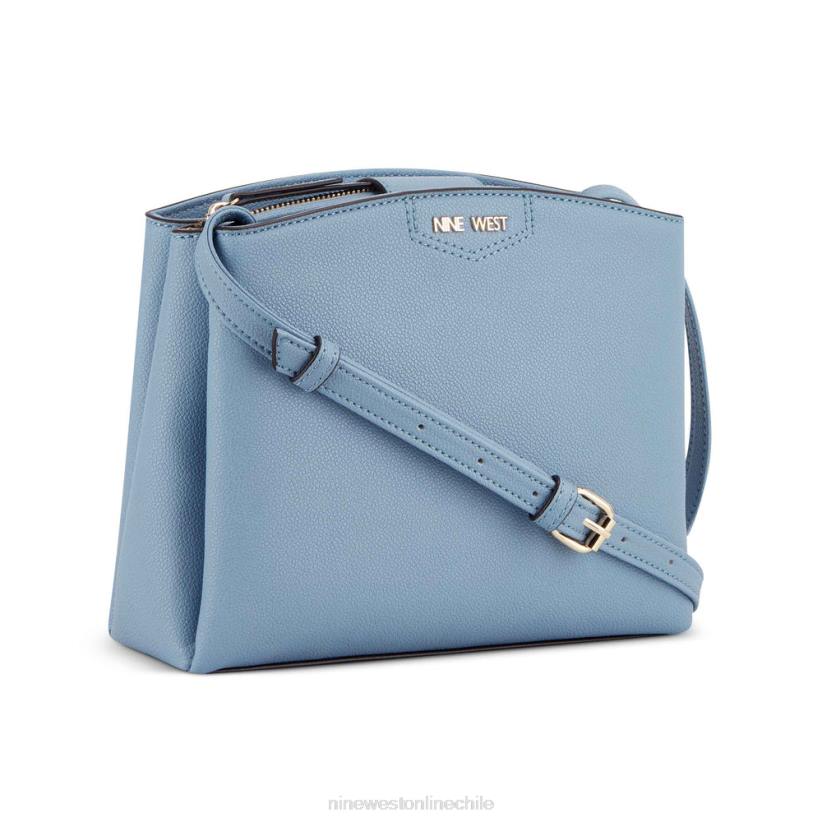 Nine West bandolera jorie mini jet set 2Z2T2492 mezclilla pálida Nine West chile carteras