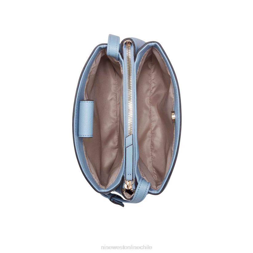 Nine West bandolera jorie mini jet set 2Z2T2492 mezclilla pálida Nine West chile carteras