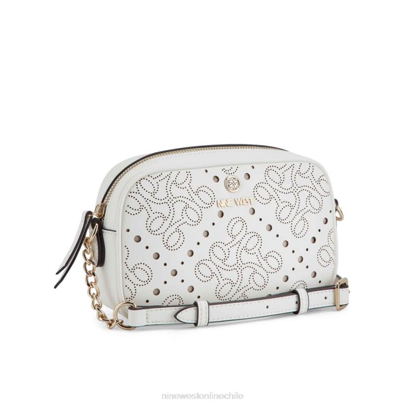 Nine West bandolera mini cámara delaine 2Z2T2458 blanco óptico Nine West cartera negra