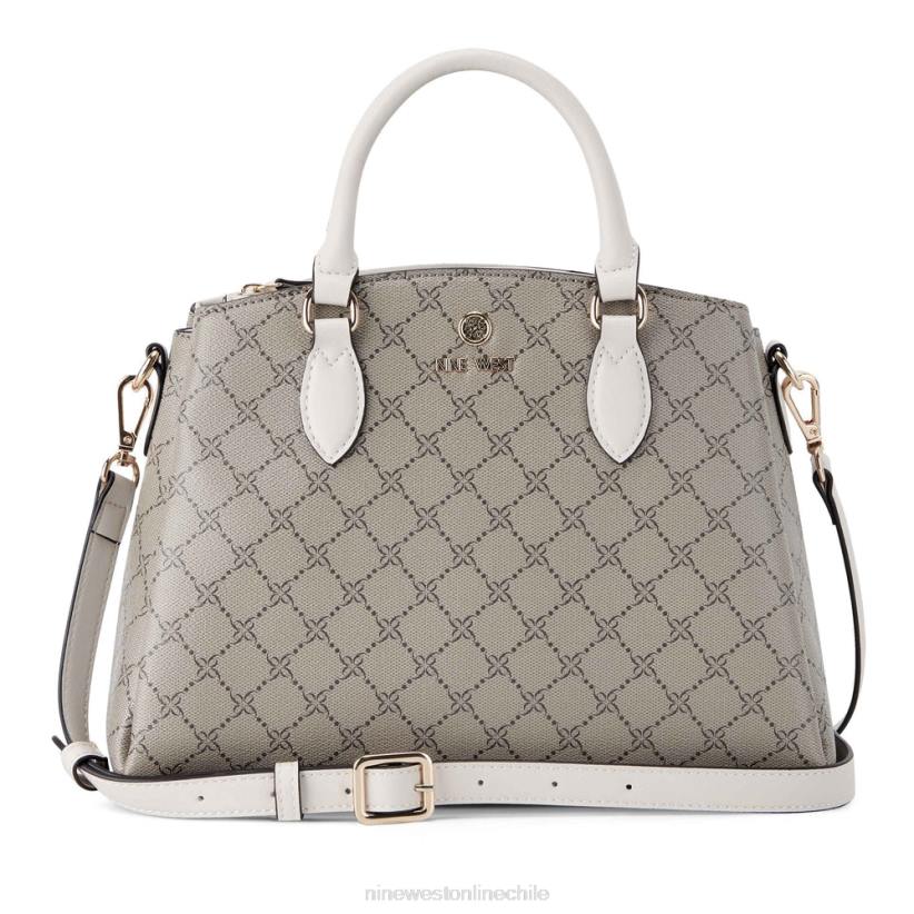 Nine West bandolera pequeña Zenith con tres compartimentos 2Z2T2550 logotipo beige/leche Nine West sandals