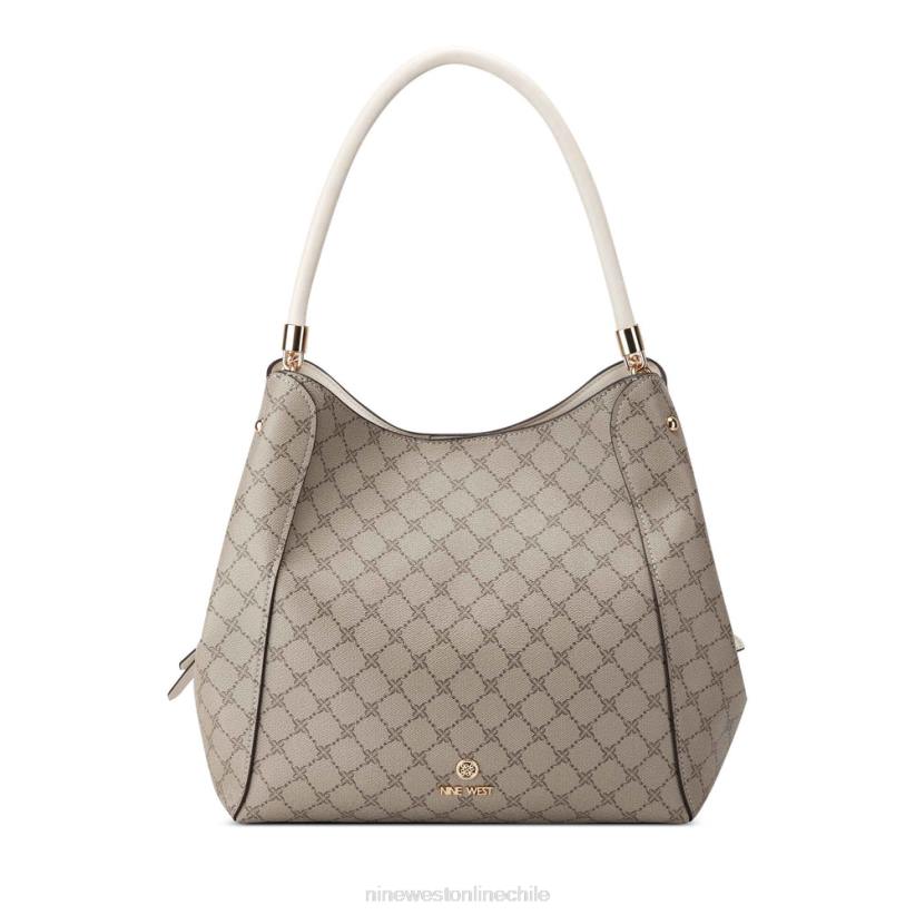 Nine West bolso de mano etta jet set 2Z2T2475 logotipo beige/leche Nine West chile outlet