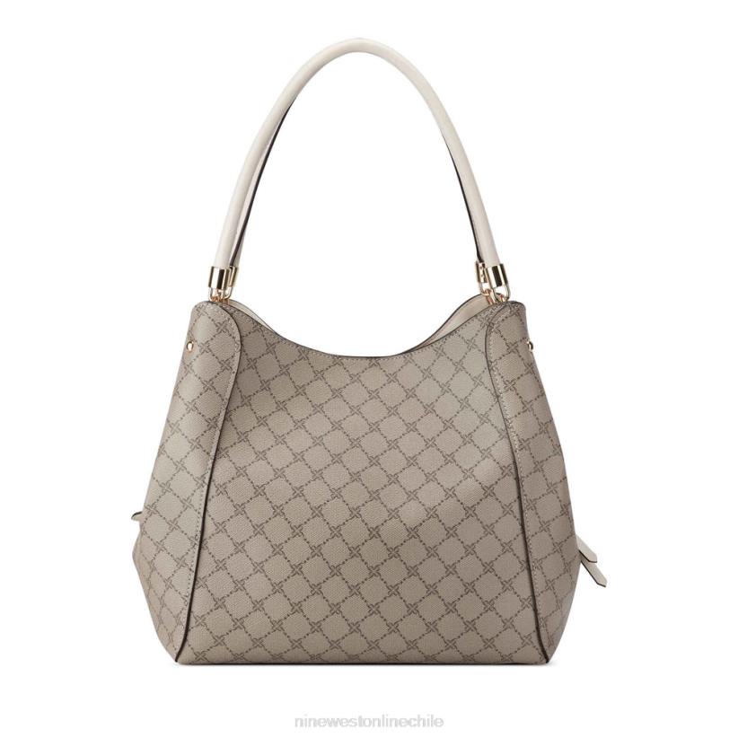 Nine West bolso de mano etta jet set 2Z2T2475 logotipo beige/leche Nine West chile outlet