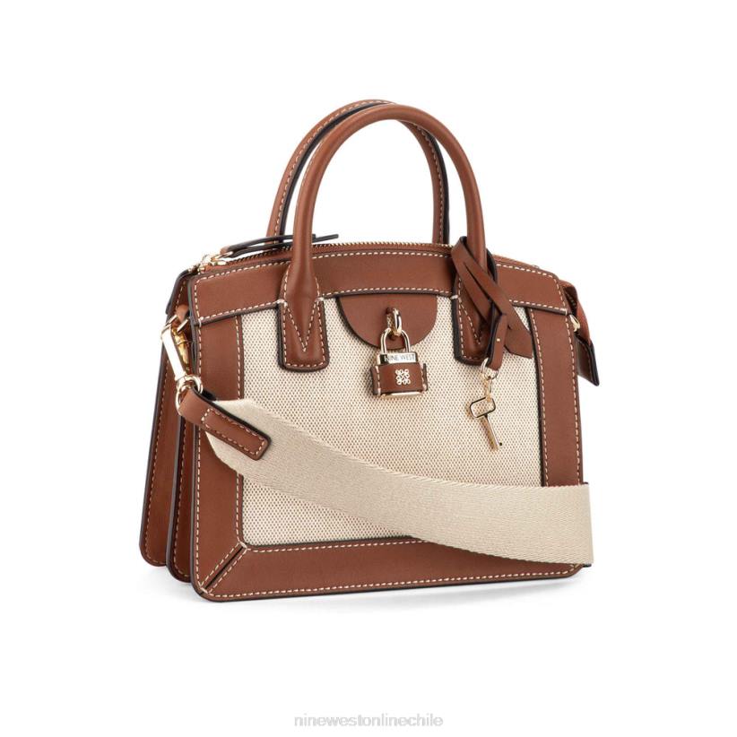 Nine West bolso mini shirin 2Z2T2546 lona color canela Nine West chile carteras