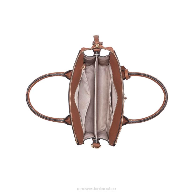 Nine West bolso mini shirin 2Z2T2546 lona color canela Nine West chile carteras