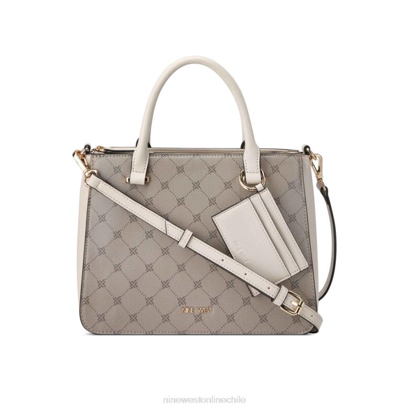 Nine West bolso satchel lucianne jet set 2Z2T2522 logotipo de avellana/leche Nine West chile carteras