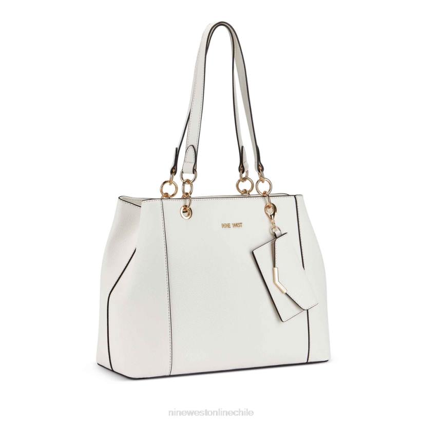Nine West bolso shopper albahaca jet set 2Z2T2428 blanco óptico Nine West cartera negra