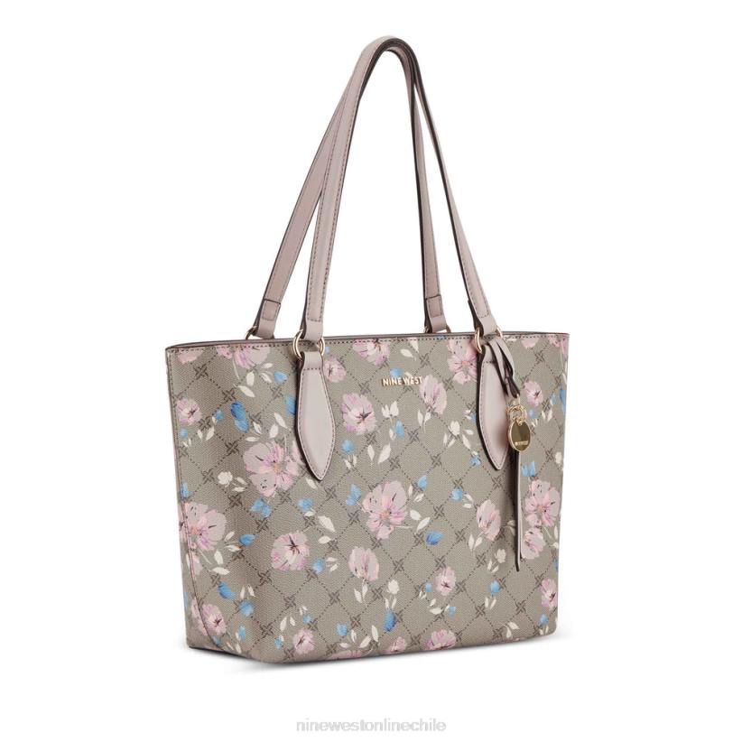 Nine West bolso shopper pequeño con estampado de cachemira 2Z2T2534 logotipo floral Nine West chile carteras