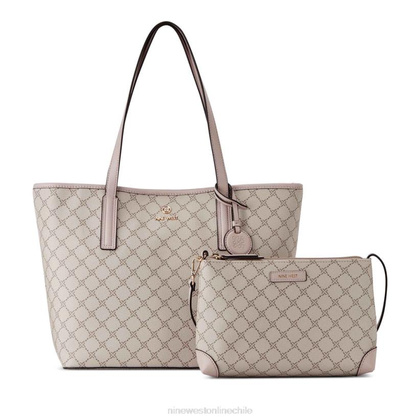 Nine West bolso tote 2 en 1 delaine 2Z2T2456 logo de seta/rosa Nine West chile carteras