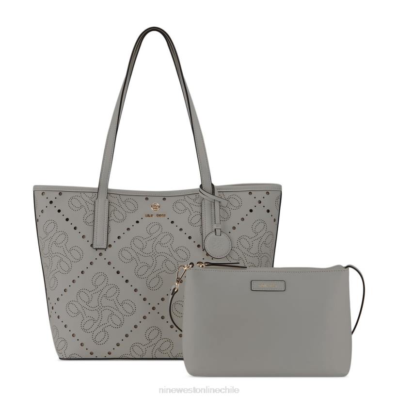 Nine West bolso tote 2 en 1 delaine 2Z2T2554 gris paloma Nine West cartera negra