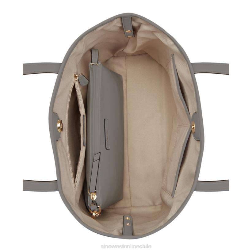Nine West bolso tote 2 en 1 delaine 2Z2T2554 gris paloma Nine West cartera negra