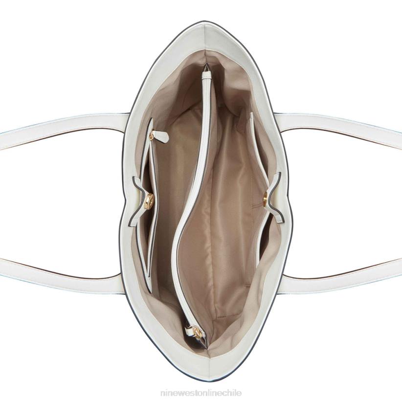 Nine West bolso tote cheyenne jet set 2Z2T2450 blanco óptico Nine West chile carteras