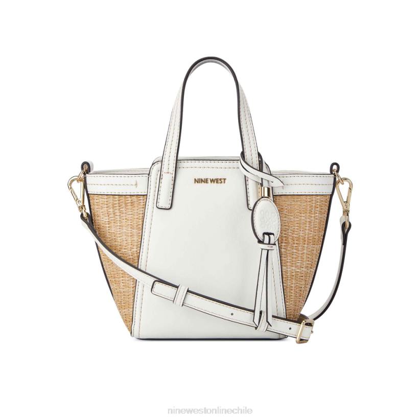 Nine West bolso tote jenae mini elite 2Z2T2488 blanco Nine West cartera negra