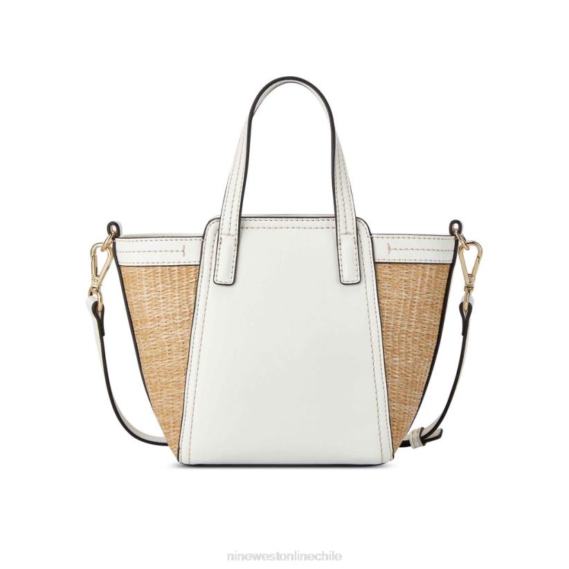 Nine West bolso tote jenae mini elite 2Z2T2488 blanco Nine West cartera negra