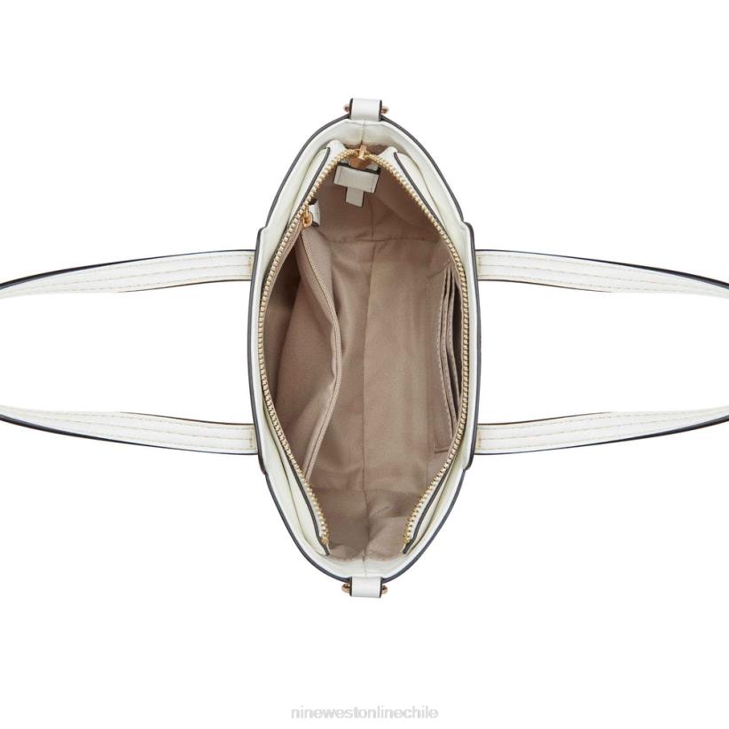 Nine West bolso tote jenae mini elite 2Z2T2488 blanco Nine West cartera negra