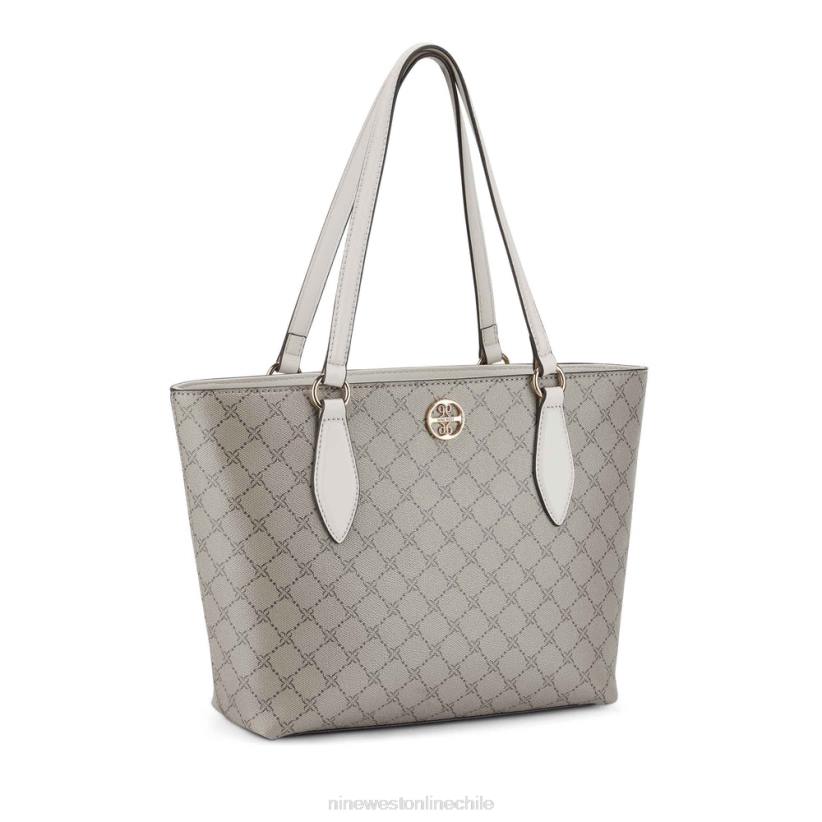 Nine West bolso tote pequeño kyelle 2Z2T2499 logotipo beige/leche Nine West chile outlet