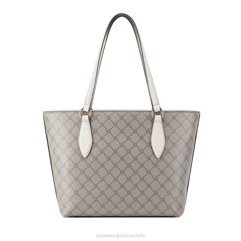 Nine West bolso tote pequeño kyelle 2Z2T2499 logotipo beige/leche Nine West chile outlet