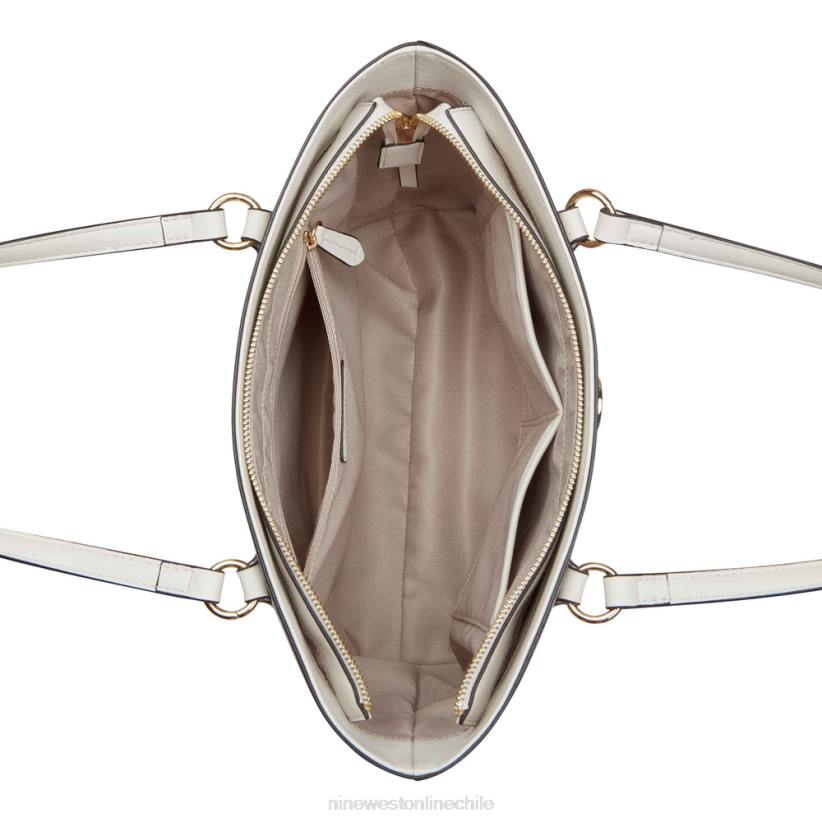 Nine West bolso tote pequeño kyelle 2Z2T2499 logotipo beige/leche Nine West chile outlet