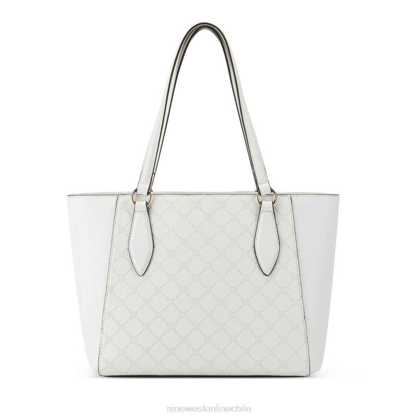 Nine West bolso tote pequeño kyelle 2Z2T2500 blanco óptico Nine West cartera negra
