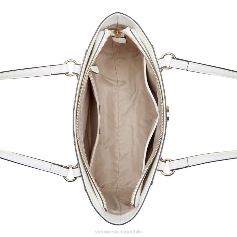 Nine West bolso tote pequeño kyelle 2Z2T2500 blanco óptico Nine West cartera negra