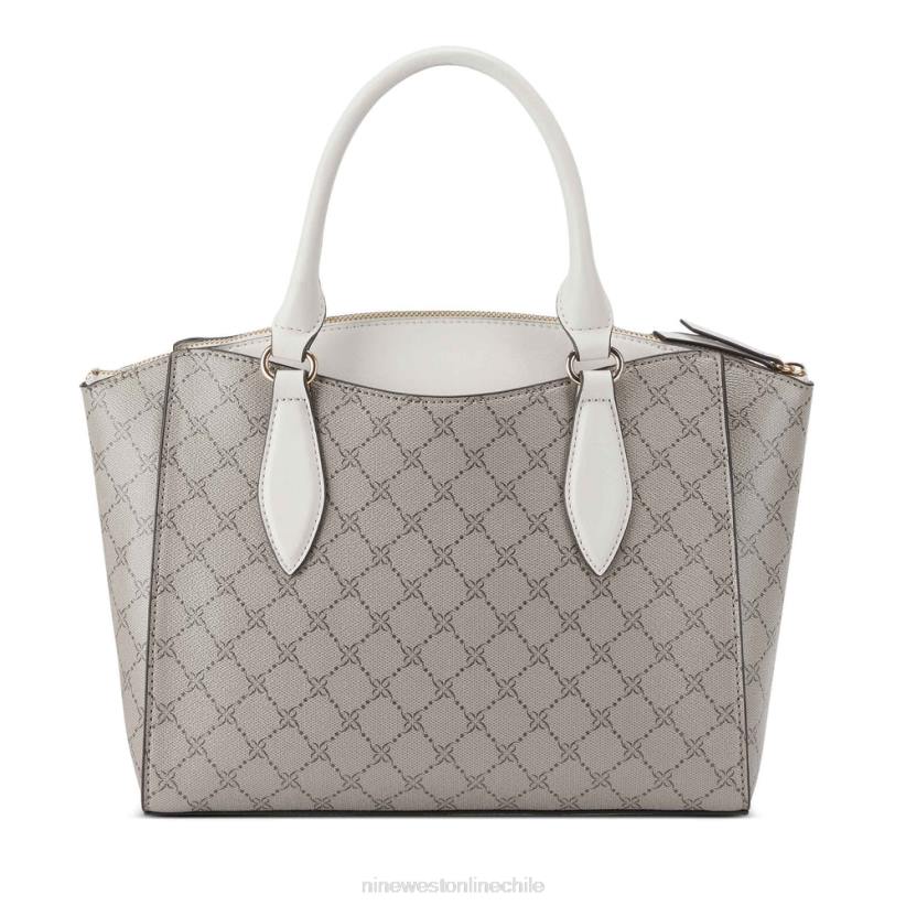 Nine West cartera kyelle jet set 2Z2T2498 logotipo beige/leche Nine West chile carteras