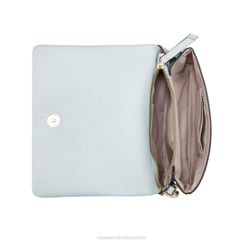 Nine West mini bandolera Emmaline con solapa 2Z2T2466 vidrio de mar Nine West sandals