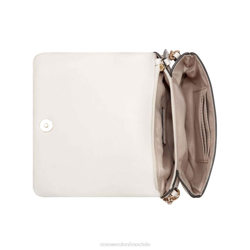 Nine West mini bandolera lelianna con solapa 2Z2T2512 leche Nine West cartera negra