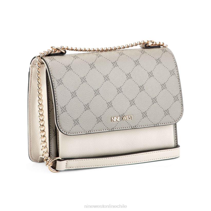Nine West solapa cruzada convertible lucianne 2Z2T2518 logotipo de avellana/leche Nine West cartera negra
