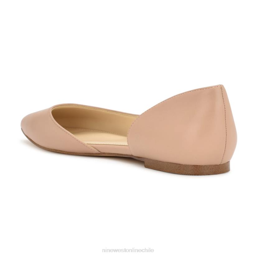 Nine West pisos blaha d\'orsay 2Z2T2268 cuero apenas desnudo Nine West sandals