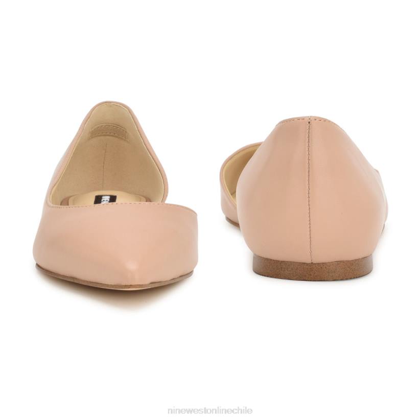 Nine West pisos blaha d\'orsay 2Z2T2268 cuero apenas desnudo Nine West sandals