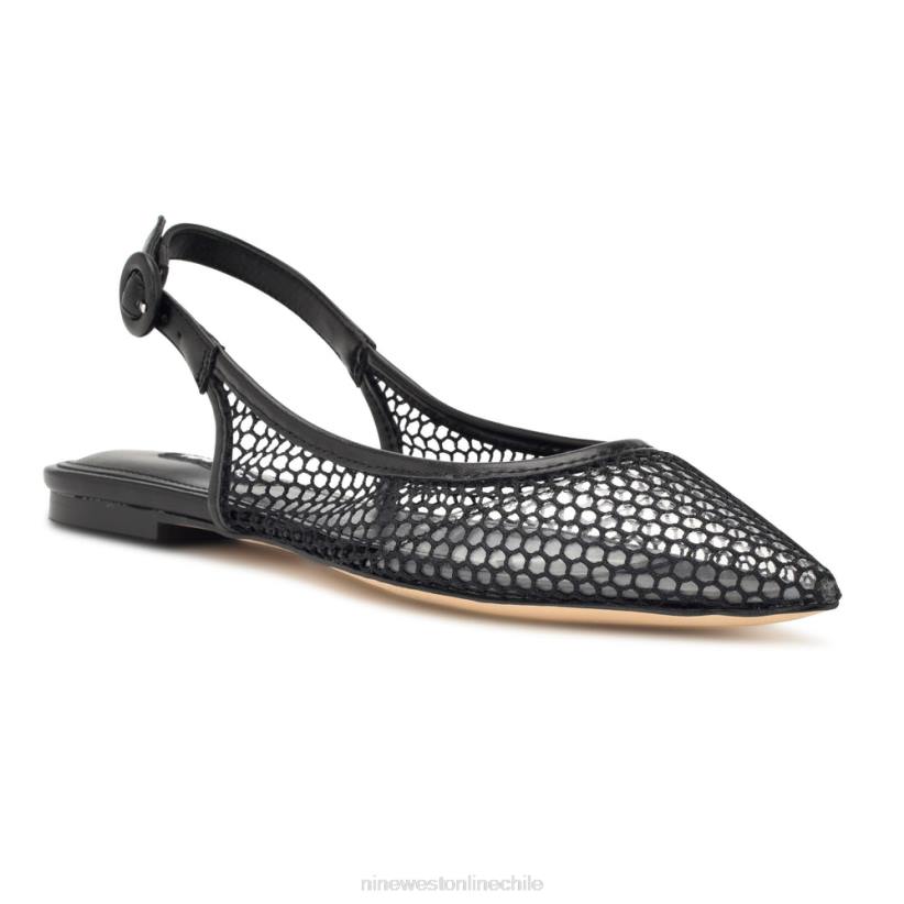 Nine West zapatos planos con tira trasera de malla Branid 2Z2T2305 negro/claro Nine West zapatillas chile