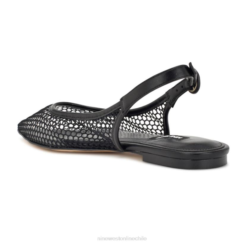 Nine West zapatos planos con tira trasera de malla Branid 2Z2T2305 negro/claro Nine West zapatillas chile