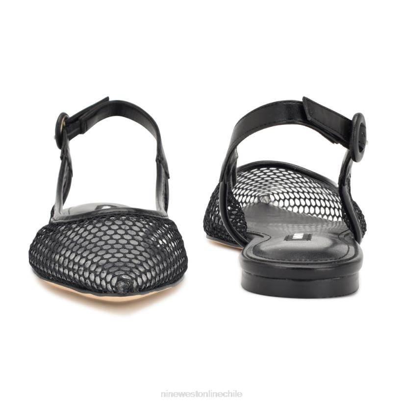 Nine West zapatos planos con tira trasera de malla Branid 2Z2T2305 negro/claro Nine West zapatillas chile