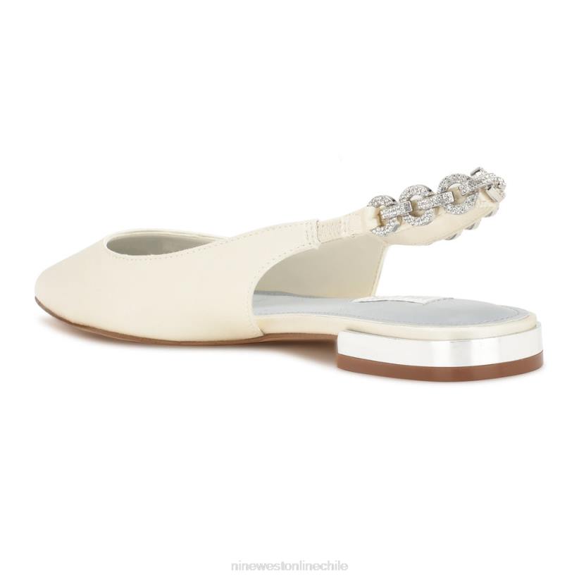 Nine West zapatos planos loriah 2Z2T1783 cristal satinado marfil Nine West zapatillas chile